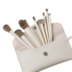 Set di 10 Pennelli da Trucco a Grado Zero <span class=keywords><strong>per</strong></span> Principianti - Pennelli Morbidi <span class=keywords><strong>per</strong></span> Ombretto, Cipria, Fondotinta e Illuminante - Product Image 5