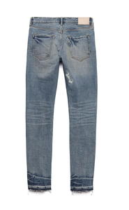 Dropshipping Skinny Slim Fit Casual Men's Jeans-High <b>Stretch</b> Drawstring Closure Fleece Thickness Breathable Eco-Friendly Denim - Product Image 3