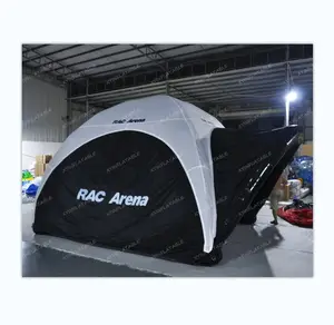 密封充气圆顶帐篷，定制印刷充气露台广告