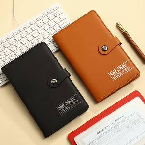 Cahier de dépôt bancaire promotionnel avec couverture en cuir chèque régulier mandat certificat d'<span class=keywords><strong>épargne</strong></span> stockage livre de Collection - Product Image 2