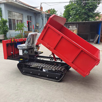 1500 Mini-Raupendumper für Landwirtschaft und Bau, Dieselbetriebener Kettentransporter, Mini-Dumper im Angebot