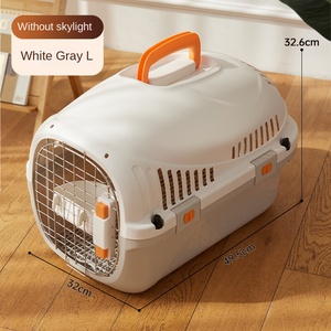 Nouvelle mode solide en plastique <span class=keywords><strong>chat</strong></span> Air Case Portable sac à dos expédition et <span class=keywords><strong>Transport</strong></span> pour animaux de compagnie Cage solide Style <span class=keywords><strong>voiture</strong></span> Pet Case - Product Image 6