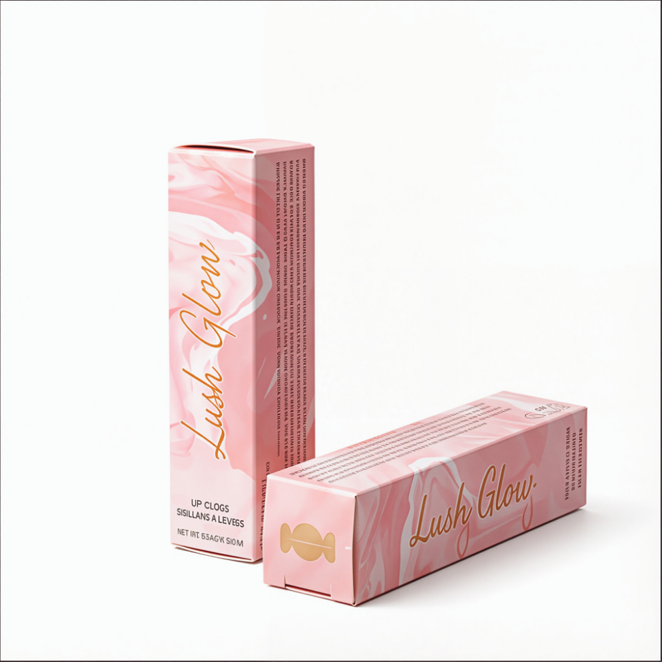 Product Box Custom Cosmetic Box for Lip Gloss Beauty Packaging with ...