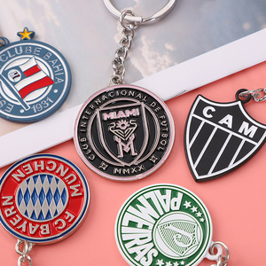 Vente directe d'usine, modèle chinois 3345, porte-clés en alliage de zinc coloré avec emblème d'équipe de football, pendentif commémoratif pour <span class=keywords><strong>club</strong></span> - Product Image 3