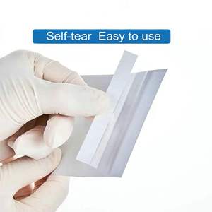 <b>Transparent</b> Self-Adhesive <b>Plastic</b> PCR Sealing Film 96 Well Plate Compatible 130 X 80mm OEM Pack of 100 <b>Sheets</b> - Product Image 2