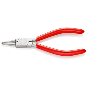 KNIPEX 44 13 J1 Circlip <b>pliers</b> for internal circlips with holes coated in chrome-plated synthetic resin 140 - Product Image 1