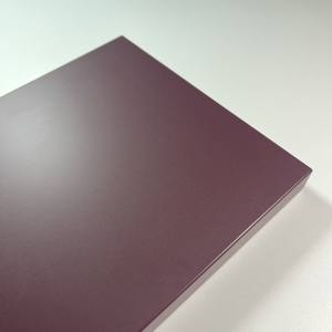 RENOLIT PST Board Premier Matt <span class=keywords><strong>Aubergine</strong></span> Premier Matt Planches stratifiées Mdf pour armoires de <span class=keywords><strong>cuisine</strong></span> - Product Image 3