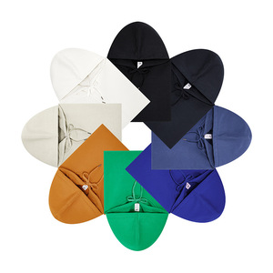 Sweat à capuche unisexe personnalisé brodé, doublé, 400 g/m², en molleton écologique, 100 % coton biologique de haute qualité, coupe oversize pour homme - Product Image 4