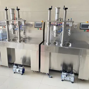 The business start up semi-auto aerosol cans oxygen refilling machine Chinese manufacturers