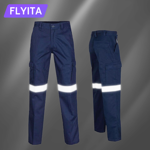 Biểu Tượng Tùy Chỉnh Dải Phản Quang Bảo Hộ Lao động An Ninh Nhân Viên Quần Hàng Hóa Xây Dựng Công Nghiệp Cotton Hi VIS An Toàn Làm Việc Quần - Product Image 1