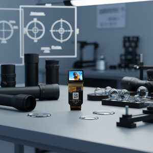 Layar Micro Si-OLED 0.72 inci SY072WCM06 1920x1200 RGB 70Hz Kecerahan Tinggi 2000 Nits untuk VR/AR HMD Digital Viewfinders - Product Image 1