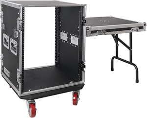 Serie 8U 10U 12U 14U <span class=keywords><strong>PA</strong></span>/DJ Rack/Road Case con 8/10/12/14U-Space, Hardware, madera contrachapada, ruedas y profundidad de estante de 21 pulgadas - Product Image 6