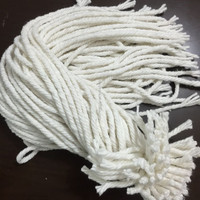 Hilo de Algodón Reciclado de Extremo Abierto para Mopa, Precio Económico, Hilo Dref, Hilo de Algodón Regenerado Ne0.5s/4ply para Mopa