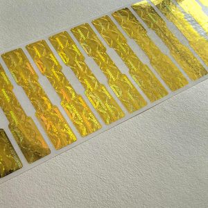 5000 autocollants holographiques inviolables en forme d'os, haute sécurité, scellés de garantie, en PVC, pour usage <span class=keywords><strong>agricole</strong></span> - Product Image 2