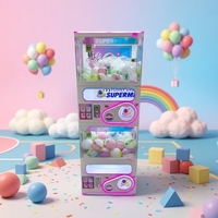 Mesin Permainan Gacha Koin Arcade Bby, Mesin Penjual Mainan Telur Putar Robot, Pusat Hiburan Hadiah, Bahasa Inggris, 6 Tahun, Besi, 1 Tahun