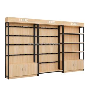 Estantes para Tiendas Minoristas, Exhibidores Modernos de Madera, Muebles de Exhibición Comercial, Vitrina, Estante de Exhibición de Maquillaje - Product Image 1