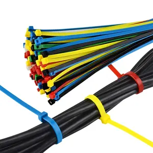 Customized Nylon Cable Tie Self Locking Nylon Zip Ties Elastic Cable Ties