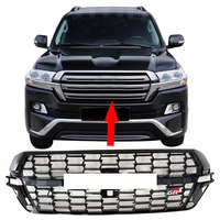 Nouvelle calandre avant ABS pour Toyota Land Cruiser LC200 2015-2021 avec feux de jour LED et clignotants