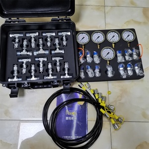 5 <b>Gauge</b> Hydraulic Pressure <b>Measurement</b> Kit for Construction Machinery Diagnostic <b>Tool</b> Hydraulic Pressure <b>Gauge</b> Set - Product Image 2