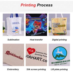 Oem/Odm Factory Personalized Customization Wholesale <b>Canvas</b> Bag for Women <b>Tote</b> With Logo Reusable Grocery Bags - Product Image 5