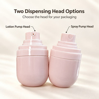 Flacon pompe airless inversé en plastique ABS réutilisable de 15 ml, 30 ml, 50 ml pour emballage cosmétique et soins personnels – Meilleures ventes