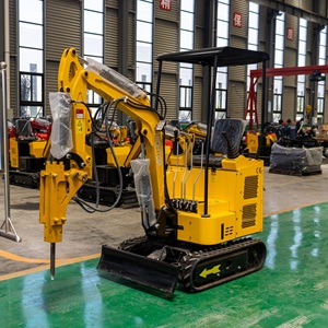 Productos Más Vendidos: Excavadora Compacta de 1500 kg con Toldo y Martillo Hidráulico para Trabajos de Demolición - Product Image 1