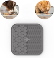 Großhandel neue multifunktion ale Slow Feeder Spielzeug Relief Haustier Angst Pad wasch bare Wand sauger große Silikon Dog Lick Mat