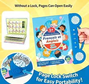 <span class=keywords><strong>Livre</strong></span> de lecture interactif bilingue français-anglais pour l'éducation de la petite <span class=keywords><strong>enfance</strong></span>, <span class=keywords><strong>livre</strong></span> parlant, audiobook, apprentissage du français - Product Image 3