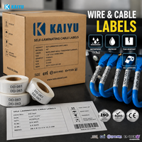 Etiquetas de Vinilo Autoadhesivas KAIYU de Fábrica con 15 Años de Experiencia, Etiquetas Duraderas para Cables de Alimentación e Interruptores