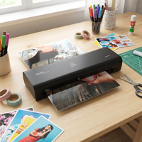 Plastifieuse de bureau A4, machine à plastifier thermique, plastifieuse pour la maison, le bureau, l'école, les documents, les photos