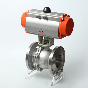 Válvula de Bola Neumática de Acero Inoxidable 304 con Brida de 2 Pulgadas y 650 Psi para Uso Industrial - Product Image 1