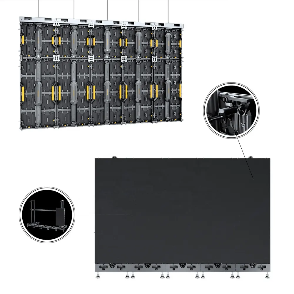 Fondo de concierto Fondo de escenario P3 Big Led Video Wall Panel exterior 3,9 3,9 Mm P3.91 Alquiler de pantalla Led para eventos