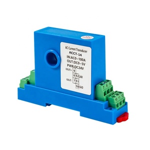 DC AC 5A 50A 10A <span class=keywords><strong>20A</strong></span> phạm vi hội trường hiện tại cảm biến đầu dò 4-20mA 0-10V RS485 đầu ra hiện tại phát với AC220V điện - Product Image 3