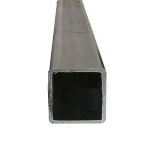 Q235, холоднокатаная мягкая квадратная труба из черной ms стали, железная квадратная труба, полая секция из углеродистой стали