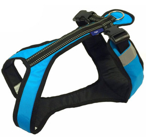 Harnais pour chien et Laisse Échapper À La Preuve Gilet Pour Animaux de compagnie Harnais Zéro DC Court Harnais Noir/neonorange - Product Image 1