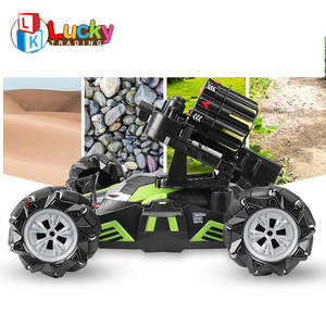 LK Toys Nouveauté Voiture Télécommandée Tout-Terrain Cascadeuse Type Char pour Enfants, Camion RC avec Fonction de Tir et Balles Souples - Product Image 4