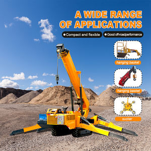 رافعة عنكبوتية دقيقة رافعة عنكبوتية رافعة عنكبوتية صغيرة 3 طن لنقل الآلات النباتية - Product Image 4