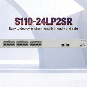 Commutateur en rack Hua Wei S110-24LP2SR avec 24 ports 10/100/1000BASE-T (247W PoE+) SFP, commutateur réseau Ethernet - Product Image 1