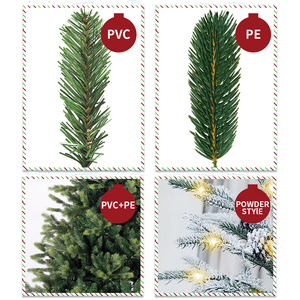Duoyou Custom Home Decoration Factory Arbre de Noël artificiel de luxe fait à la main en PVC PET <span class=keywords><strong>Balsam</strong></span> <span class=keywords><strong>Hill</strong></span> - Product Image 6
