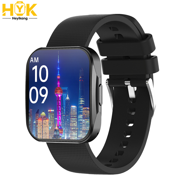 Hot Selling U19 Rectangular AMOLED Wrist Smartwatch IP68 Waterproof 5G AI Voice Assistant Compass Calling Payment Sleep Tracking