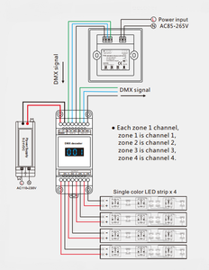 T164ゾーンDMX512マスターコントローラーRF2.4Gワイヤレスタッチガラスパネル<span class=keywords><strong>DMX</strong></span>ライトコントローラー - Product Image 5