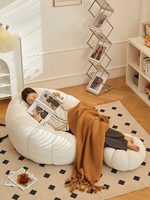 Canapé paresseux convertible en lit ; Petit canapé une place pour chambre à coucher ; Chaise longue pour chambre principale ; Chaise longue de balcon en forme de citrouille pour le loisir