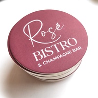 Nouveaux produits pour sous-verre de papier de bière de boisson bon marché personnalisé avec logo
