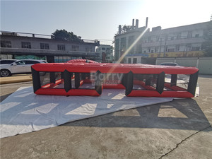 Juego de puertos <span class=keywords><strong>para</strong></span> paintball, laberinto inflable de componentes, bunker de obstáculos - Product Image 3