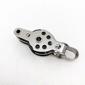 Bán Hot Marine thuyền phụ kiện thép không gỉ đôi Nylon ròng rọc ròng rọc khối cho <span class=keywords><strong>4</strong></span> mét dây - Product Image 6