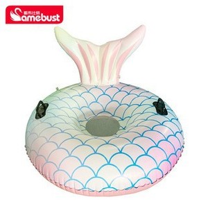 CAMEBUST <b>Inflatable</b> Lounger Owl Avocado Mermaid <b>Floats</b> For Adults Outdoor Pool Use - Product Image 5