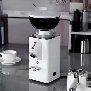Broyeur de grains de café expresso à fonctionnement silencieux électrique professionnel commercial en acier inoxydable - Product Image 3