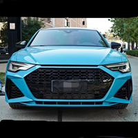 Kit carrosserie de pare-chocs avant style RS6 pour Audi A6 C8 S6 2019-2024, avec calandre en nid d'abeille noir brillant, pour mise à niveau A6 S6 C8