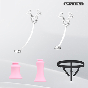 Cage de chasteté YPM Butterfly avec dispositif anti-débrayage, ceinture de harnais FUFU avec clip et cathéter urétral pour transgenre. - Product Image 6