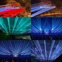 Nuevo Láser de Barra RGB IP65 de 32W 42W con 10000H de Vida Útil, Luz Láser de Haz Activo con Sonido para DJ, Bodas, Fiestas, Discotecas, Eventos Nocturnos